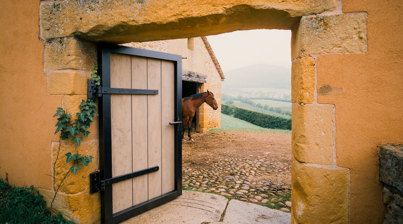 Entrée, Aux Prés des Naïs, centre équestre à Mollans-sur-Ouvèze