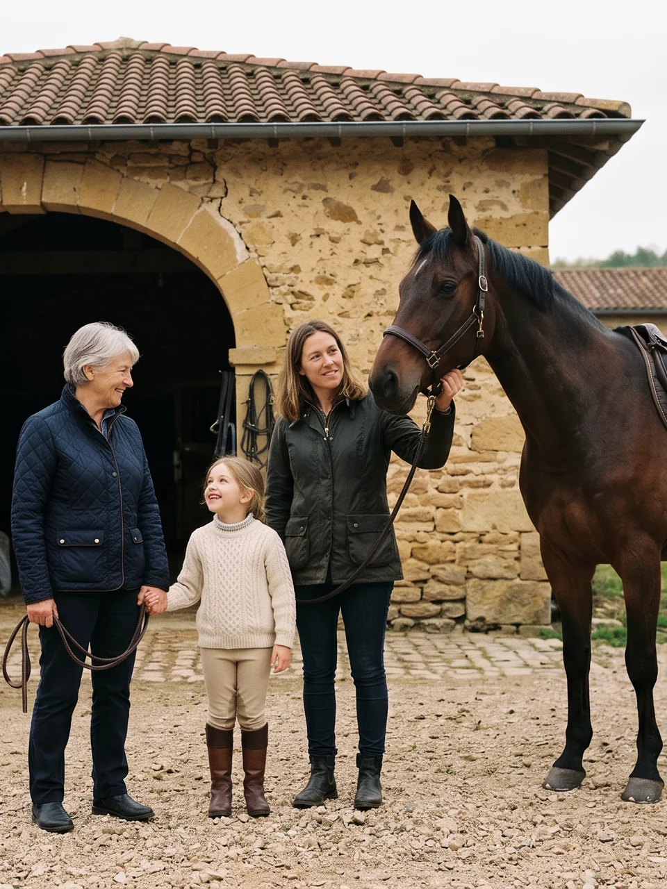L'équipe, Aux Prés des Naïs, centre équestre à Mollans-sur-Ouvèze