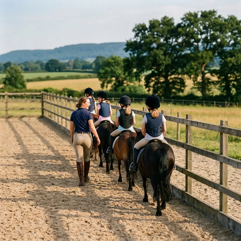 Cours de poney à Mollans-sur-Ouvèze, Drôme